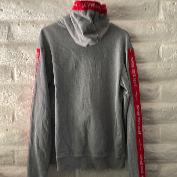 Well Known Studios Taping goes here gray & red hoodie - Picture 5 of 6